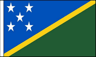 Solomon Islands Hand Waving Flags